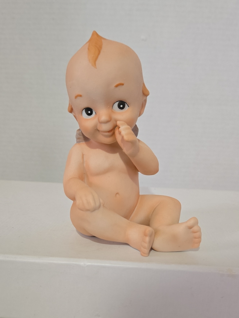Vintage Lefton Bisque Kewpie Figurine #2218- 5in